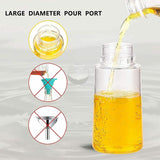 Spray Bottle-Food Grade Stainless Steel Glass Oil Spray Bottle Vinegar Bottle Oil Dispenser for Cooking, Salad, Kitchen (pack of 2)