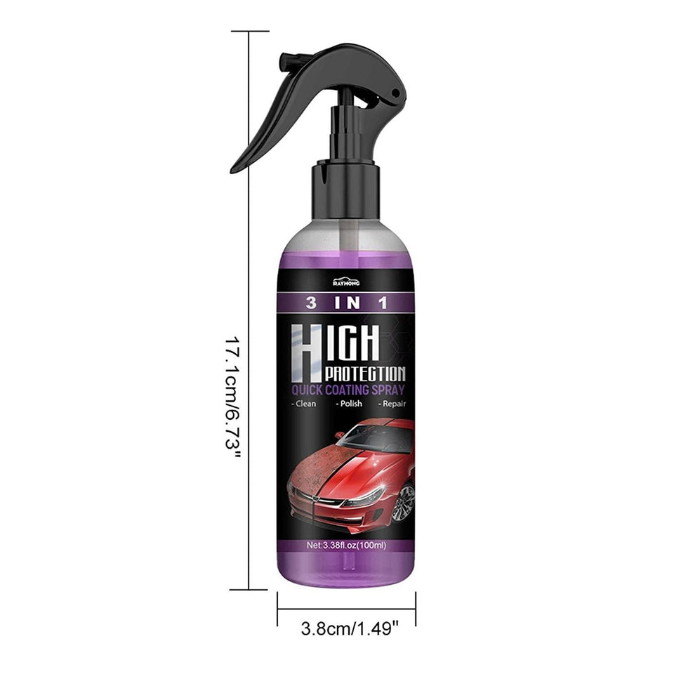 Hydrophobic Polish Nano Coating Agent Car Scratch Spray Cars Polishing for Motorcycles, Boats