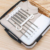 Hanger-5 In 1 Stainless Steel Multifunction Retractable Pants Rack Trouser Hanger(Pack of 1)