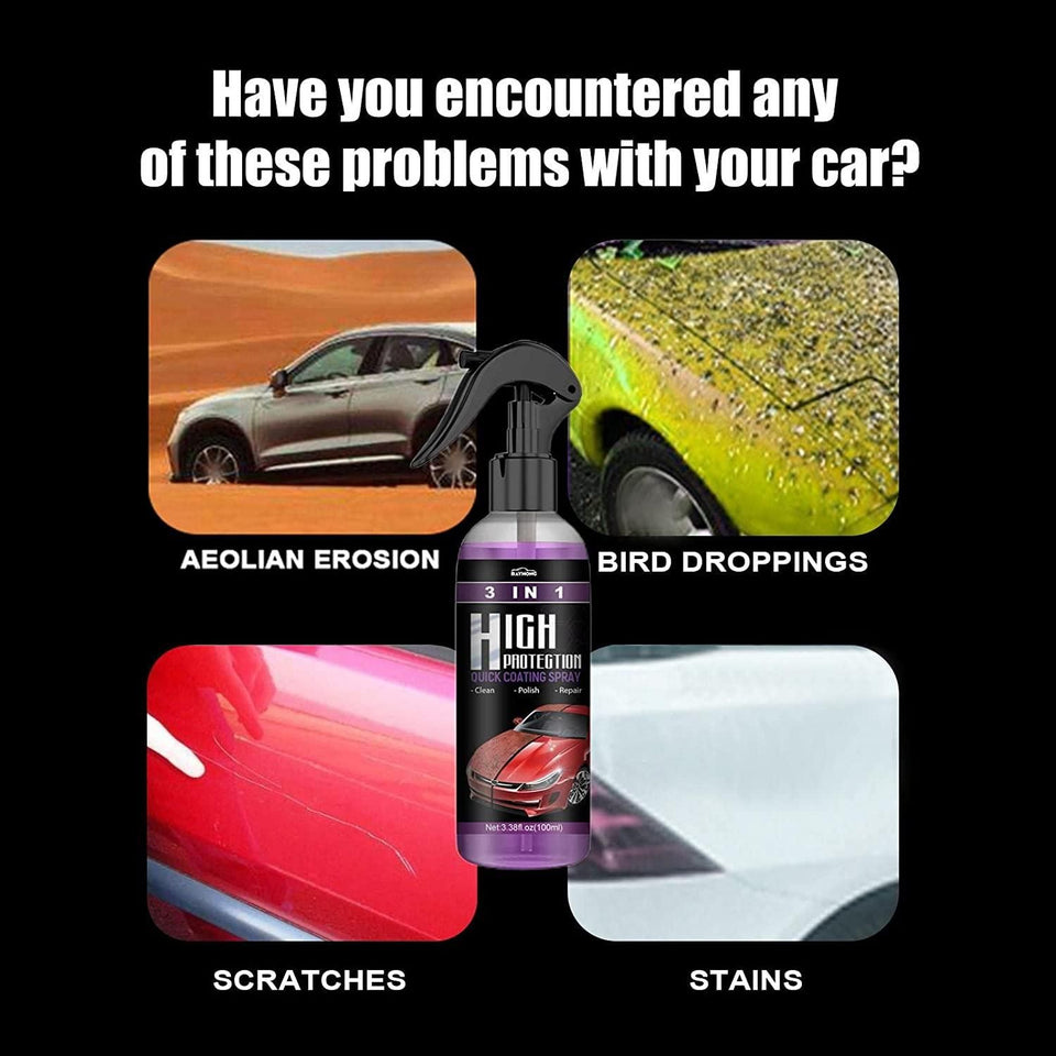 Hydrophobic Polish Nano Coating Agent Car Scratch Spray Cars Polishing for Motorcycles, Boats