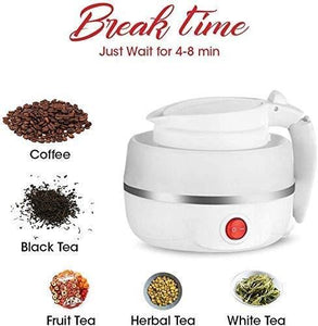 Electric Kettle - Silicone Foldable Electric Water Kettle ( 600 ml )